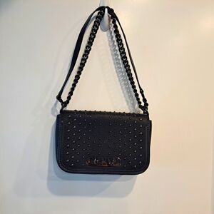 COACH Swagger Studded Pebble leather handbag